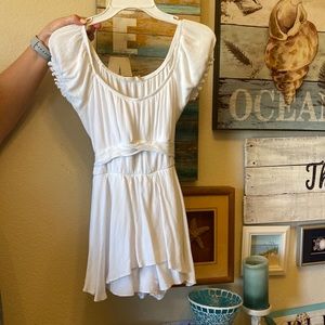 Small white mini dress